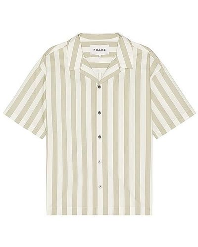FRAME Camp Collar Shirt - White