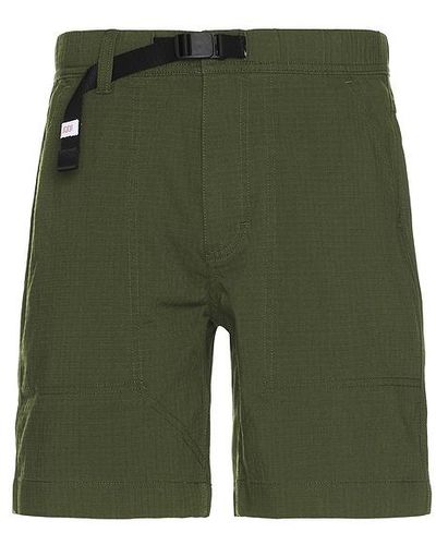 Topo Mountain Ripstop Shorts - Green