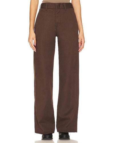 RE/DONE Super Wide Trouser - Brown
