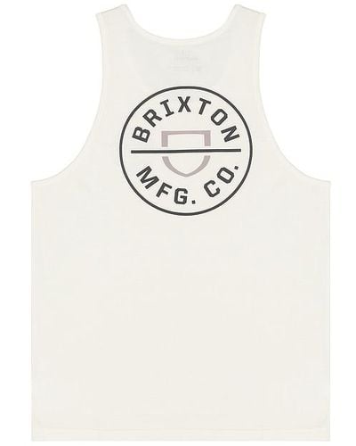 Brixton Crest Tank Top - White