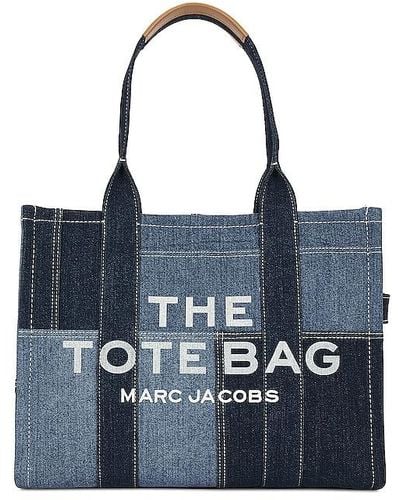 Marc Jacobs La bolsa de bolso grande del mezclilla - Azul