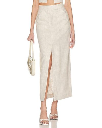 L'academie Orsina Maxi Skirt - Natural