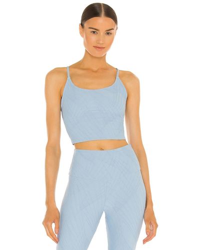 Onzie Belle Cami Crop Top - Blue