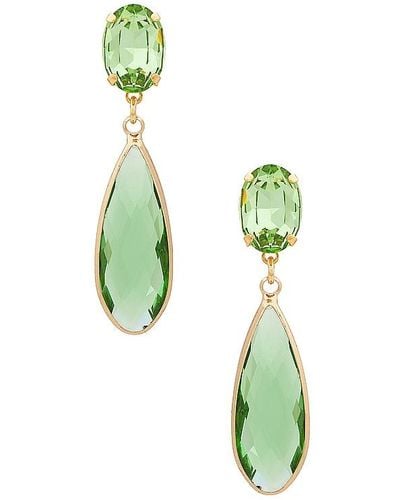 Anton Heunis Mono Color Drop Earrings - Green