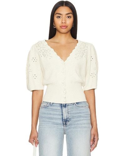 7 For All Mankind Western Cardigan - White