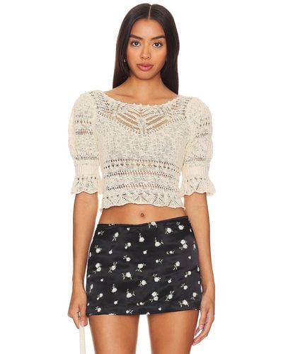 Free People Country Romance トップ - ホワイト