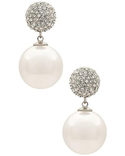 8 Other Reasons Pearl Drop Earring - White
