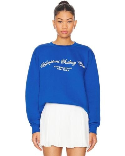 DEPARTURE Hamptons Sailing Club Sweatshirt - Blue