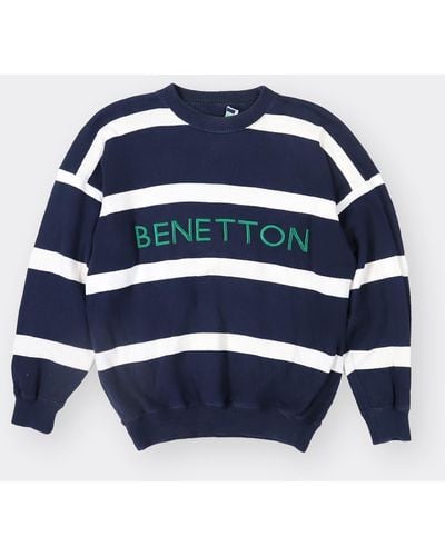 Benetton Vintage Sweatshirt - Blue