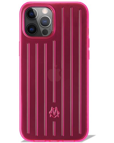 RIMOWA Neon Pink Case For Iphone 12 & 12 Pro