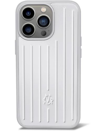 RIMOWA Aluminium Case For Iphone 13 Pro - White
