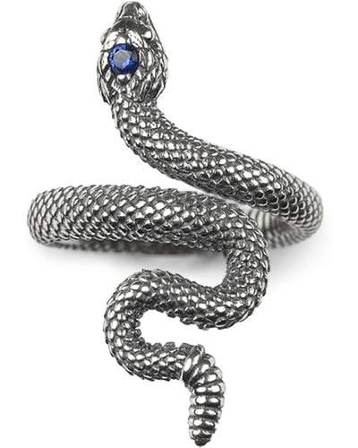 Nove25 Anello serpente - Metallizzato