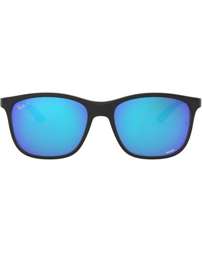 Ray-Ban Occhiale da sole RB4330 Chromance - Blu