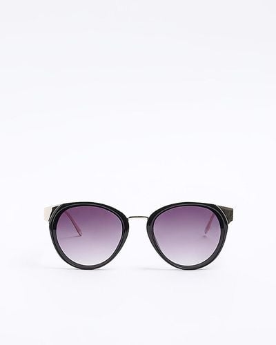 River Island Cat Eye Sunglasses - Purple