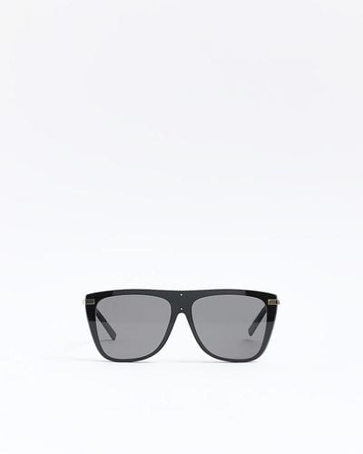 River Island Visor Sunglasses - Grey