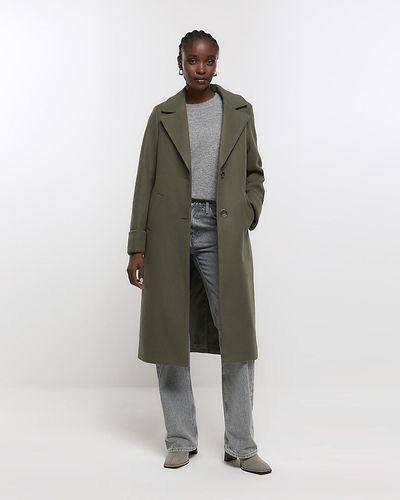 Green coat hotsell river island