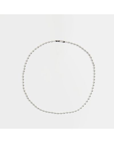 River Island Silver Chain Necklace - Metallic