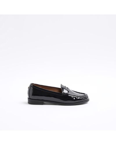River Island Black Patient Loafers