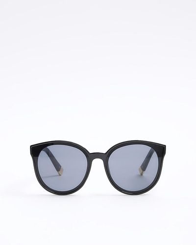 River Island Round Cat Eye Sunglasses - Grey