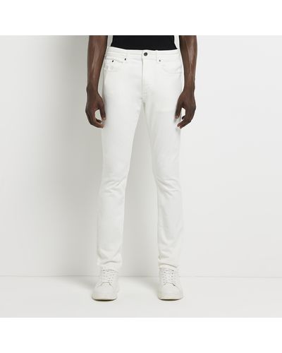River Island White Skinny Fit Jeans