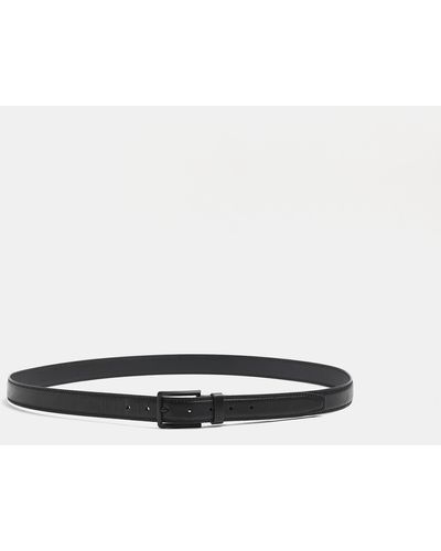River Island Faux Leather Belt - White