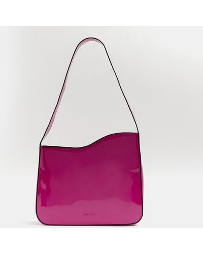 River Island Pink Asymmetric Shoulder Bag