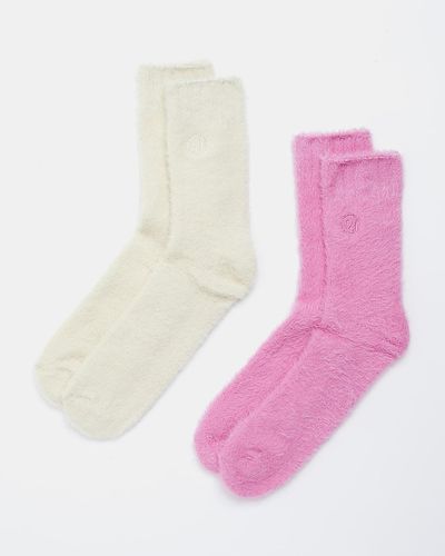 River Island Pink Cosy Socks Multipack