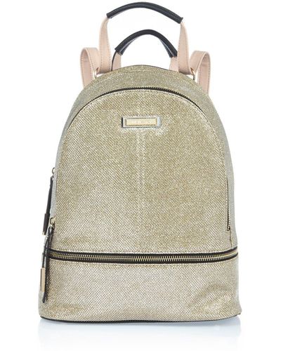 RIVER ISLAND SMALL black backpack bag £20.00 - PicClick UK