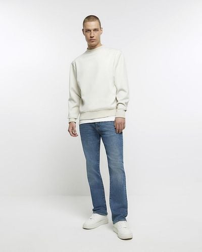 River Island Blue Bootcut Fit Jeans