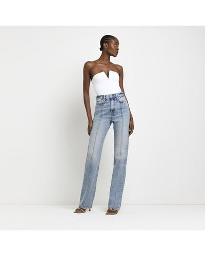 Designer High Waisted Jeans for Women - Up to 80% off