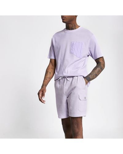 River Island Light Shorts - Purple