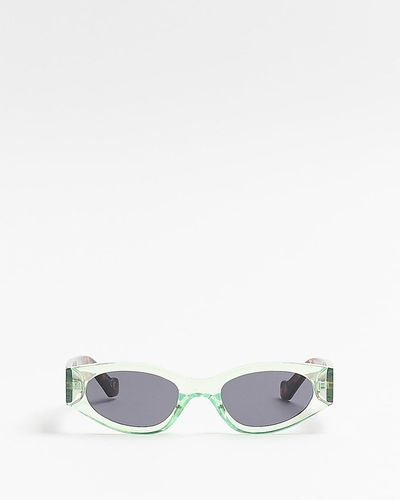 River Island Slim Sunglasses - Green
