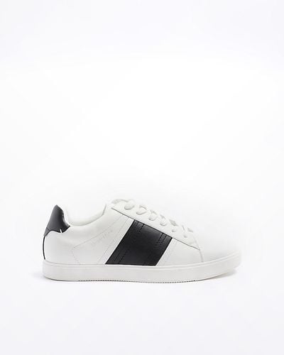 River Island Varsity Sneakers - White