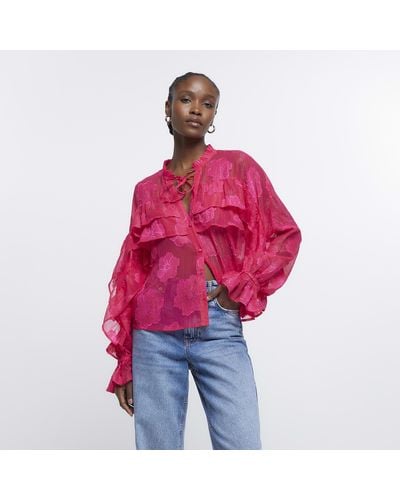 Floral Blouses for Women - Up to 80% off