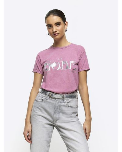 Women's River Island T-shirts from $19 | Lyst