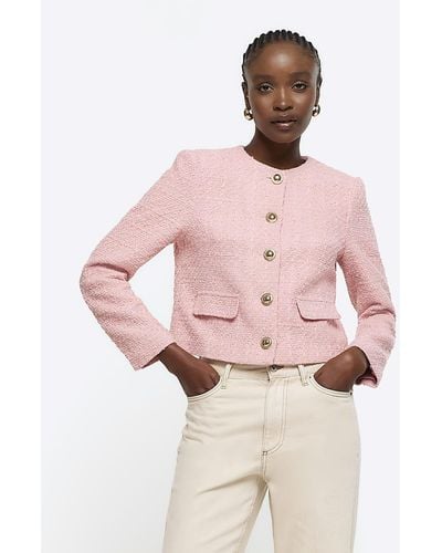 Boucle Jackets for Women - Up to 63% off