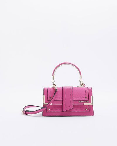 River Island - River Island Sac bandoulière avec franges sur le devant