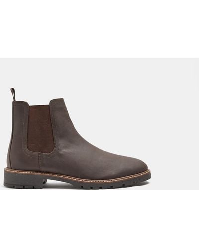 River Island Brown Chelsea Boots