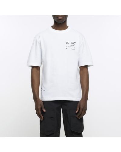 River Island Graphic T-shirt - White