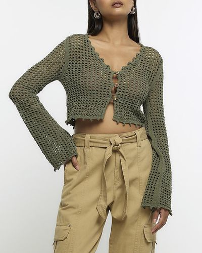 River Long Sleeve Crop