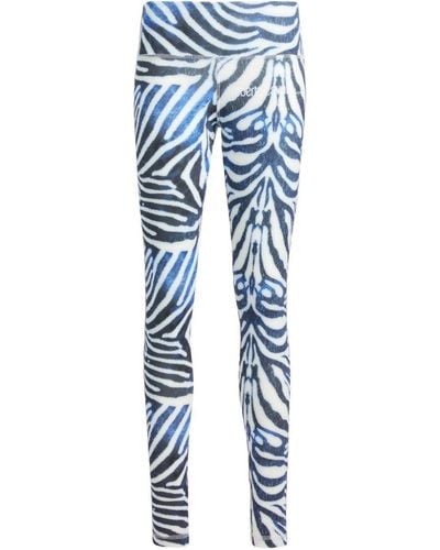 Roberto Cavalli Sea Zebra-print leggings - Black