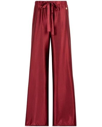 Roberto Cavalli Wide-leg Trousers - Red