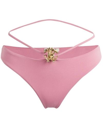 Roberto Cavalli Mirror snake bikinihöschen - Pink