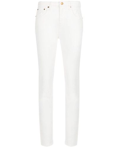 Roberto Cavalli Skinny Jeans - White