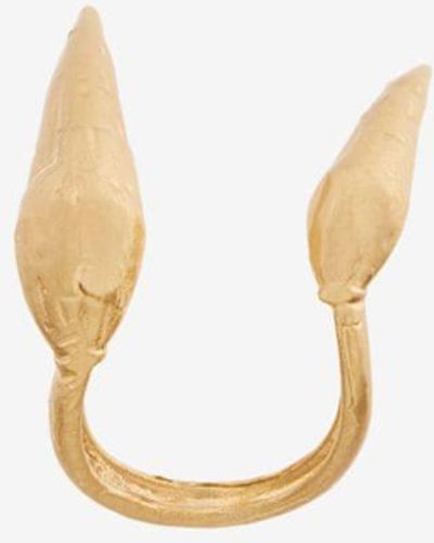 Roberto Cavalli Tiger Tooth Ring - Metallic
