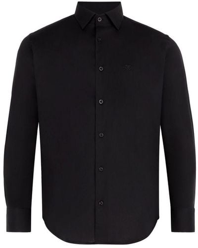 Roberto Cavalli Rc Monogram Shirt - Black