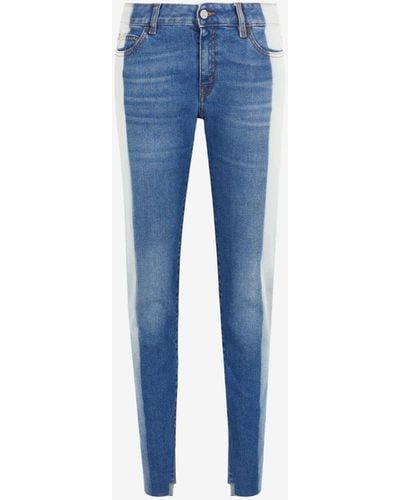 Roberto Cavalli Just cavalli bleached straight-leg jeans - Blau