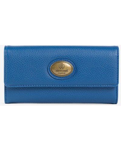 Roberto Cavalli Rc Monogram Wallet - Blue