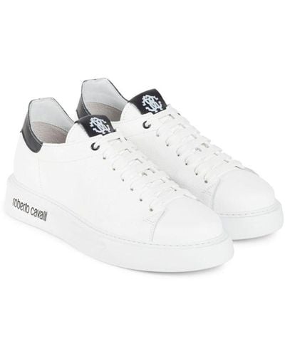 Roberto Cavalli Rc Monogram Sneakers - White