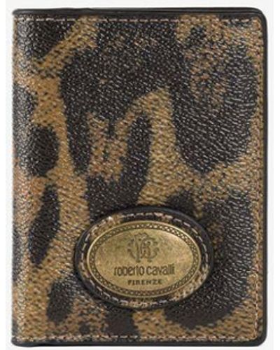 Natural Roberto Cavalli Wallets and cardholders for Women | Lyst